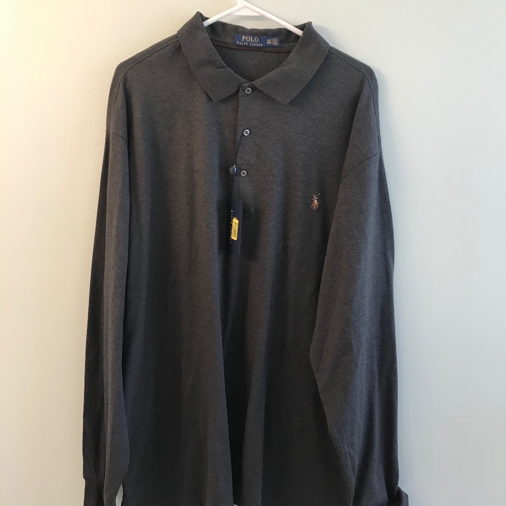 NWT dark grey Polo Ralph Lauren shirt